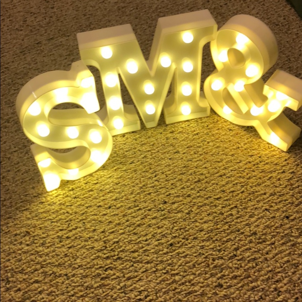 Battery Operated Letters